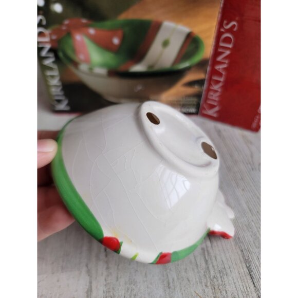 Kirkland ornament ball trinket bowl Xmas home decor vintage - Picture 6 of 7